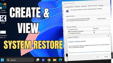 How to Create and View System Restore Points in Windows 11 -Easy Guide