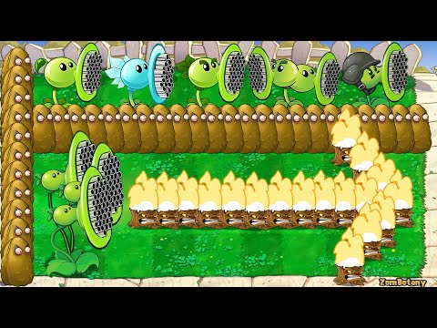 Team Pea PvZ Attack Vs Giga Gargantuar Vs Dr Zomboss Plants Vs Zombies ...