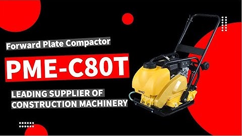 Introducing the PME-C80T Plate Compactor | High-Performance Soil Compaction