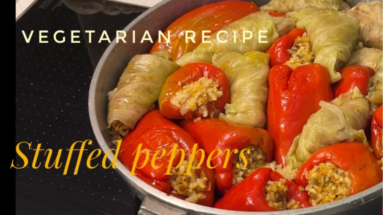 Идеальные фаршированные перцы. Как приготовить вегетарианские фаршированные перцы.