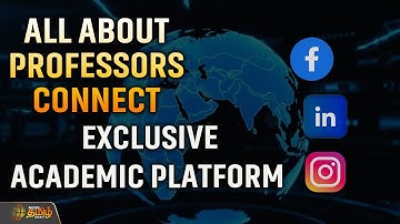 ALL ABOUT PROFESSORS CONNECT.. EXCLUSIVE ACADEMIC PLATFORM  #LearningPlatform #EducationalResources