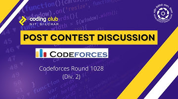 Codeforces Round 1028 (Div2) Solutions - A,B,C by Coding Club NIT Silchar