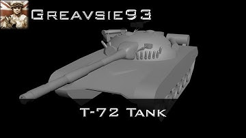 3DS Max - T-72 Tank