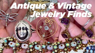 Antique &amp; Vintage Jewelry finds- Tiffany, Deco, Art Nouveau  ♥️