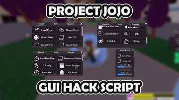 ✔️ PROJECT JOJO OP SCRIPT PASTEBIN｜ROBLOX EXPLOITING ✔️