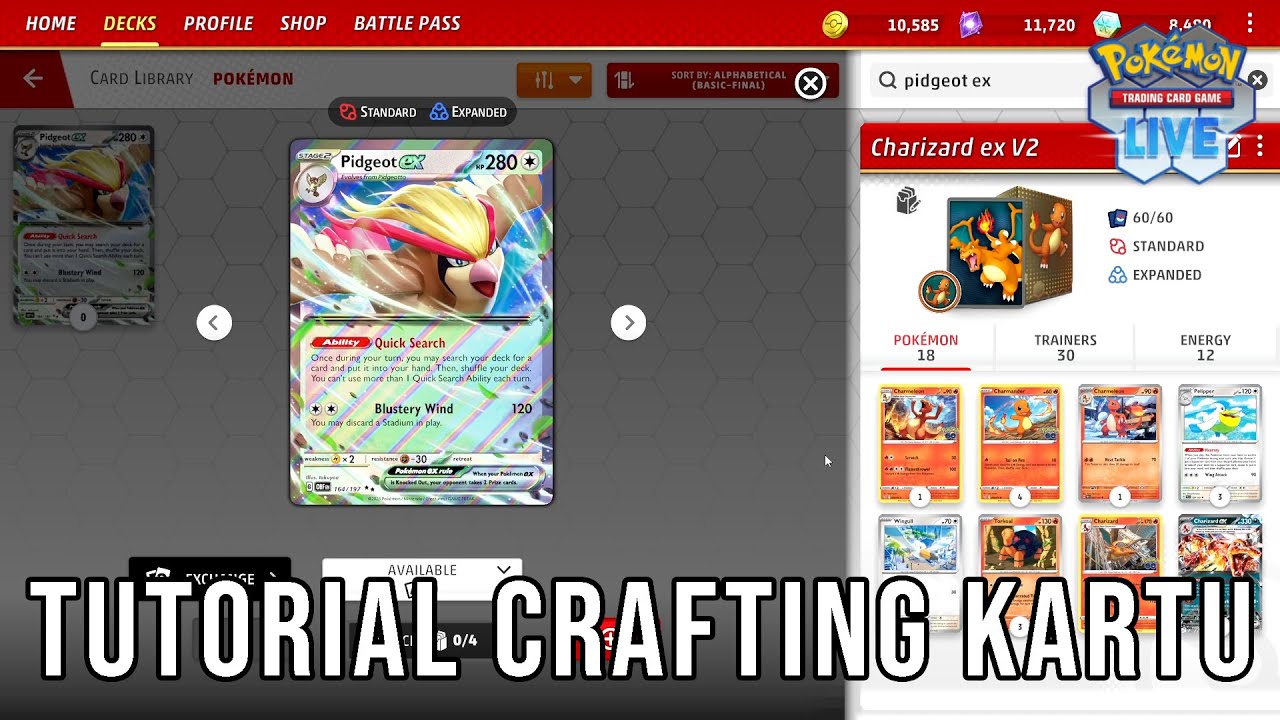 pokemon tcg live how to craft cards Tutorial Crafting Kartu Pokemon TCG Pocket: Pack Points