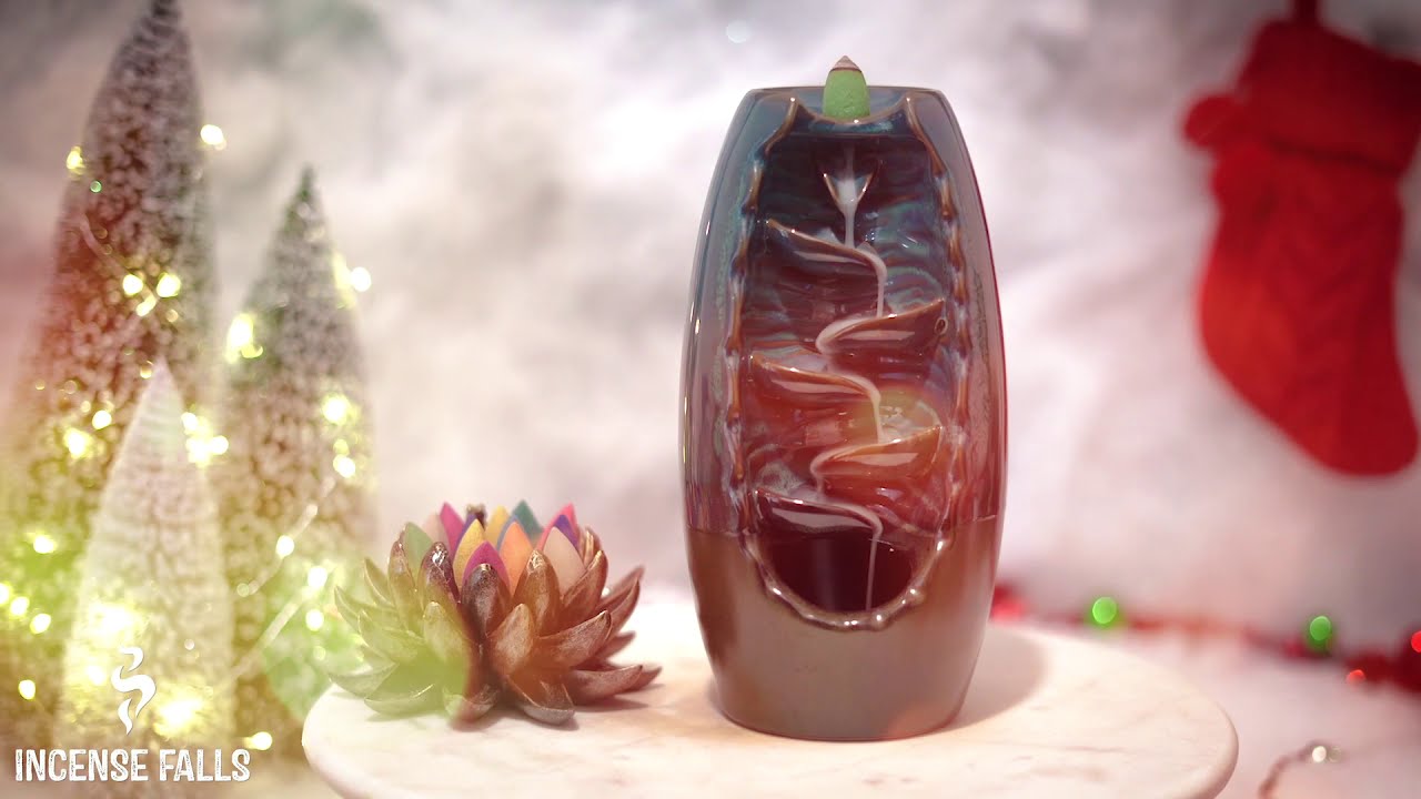 Incense Falls Ceramic Backflow Incense Holder