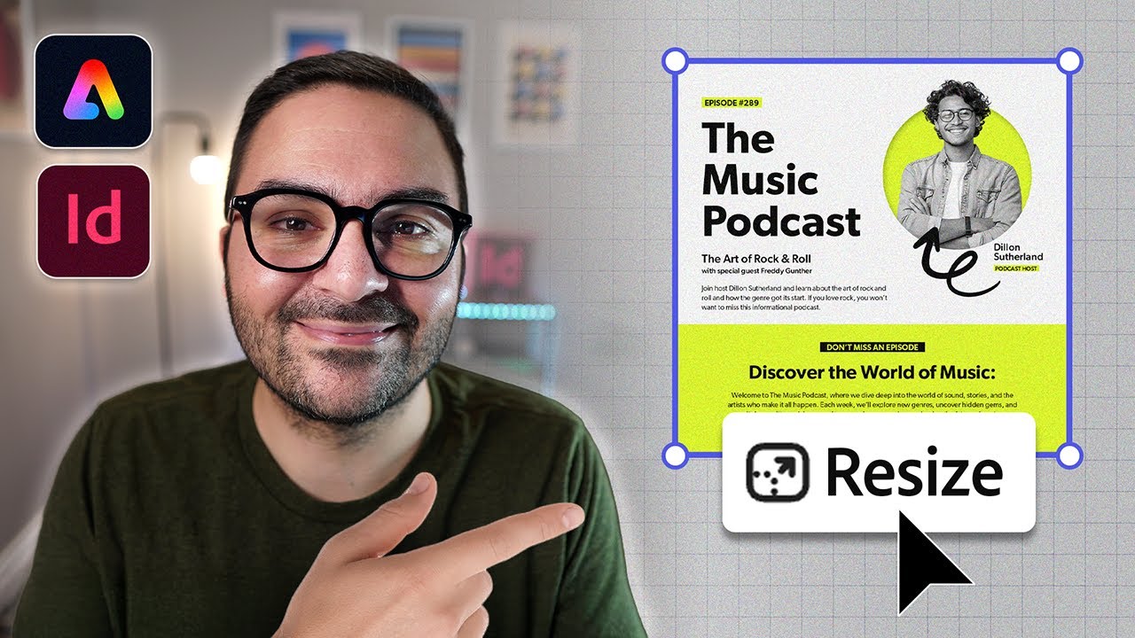 InDesign to Adobe Express Workflow: Create & Resize Social Posts - YouTube