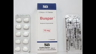 بوسبار 10 أقراص لعلاج القلق والتوتر العصبي Buspar Tablets