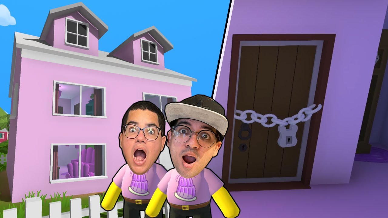 ENTRAMOS NO PORÃO DA NOVA CASA MISTERIOSA NA CIDADE DE MASSA DE MODELAR! - Wobbly Life