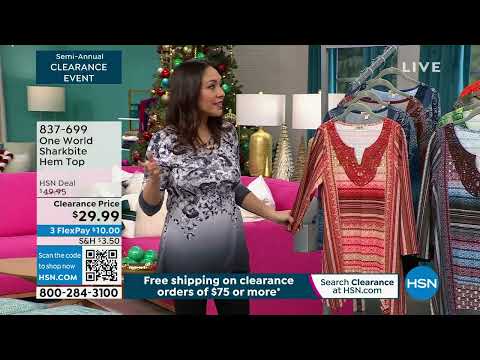 One World Sharkbite Hem Top