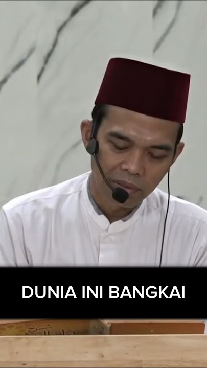 This World Is A Carcass #uas #ustadzabdulsomad #fyp