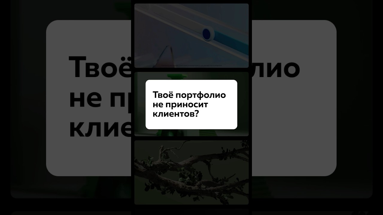 Твое портфолио не приносит клиентов ?  