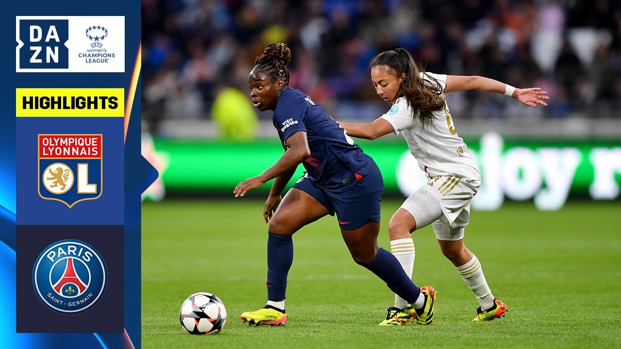 HIGHLIGHTS  Olympique Lyonnais vs PSG    UEFA Womens Champions League 2023 24 Franais