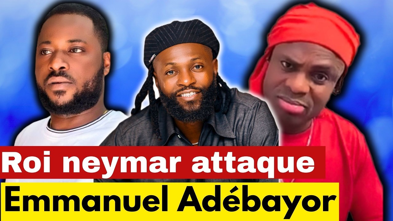 Raoul le blanc et roi neymar en live attaque Emmanuel Adébayor.