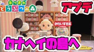 【あつ森アプデ】夢見でカナヘイの島の夢番地!花火に合わせて祭り会場つくる