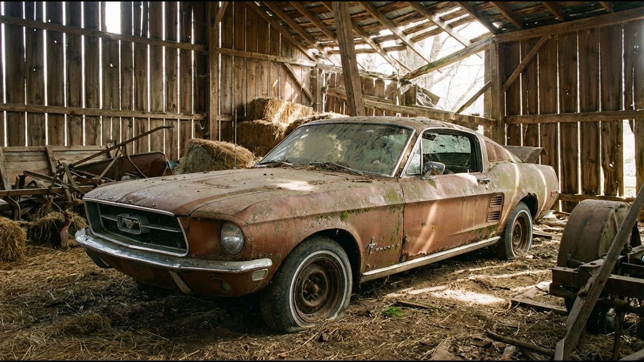 Ovaj Ford Mustang Fastback iz 1967. bio je napušten 35 godina… Restauracija je čisto zadovoljstvo.