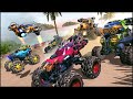All cars of R.A.C.E. Rocket Arena Car Extreme.