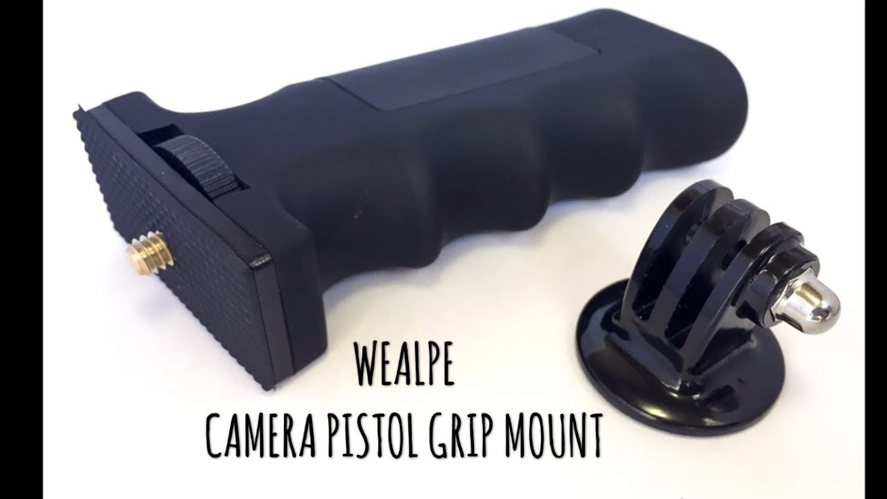Most Comfortable Action Camera Mount: WEALPE Hand Grip