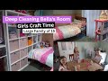 DEEP CLEANING BELLA&#39;S ROOM | GIRL&#39;S CRAFT TIME | Large Family of 15