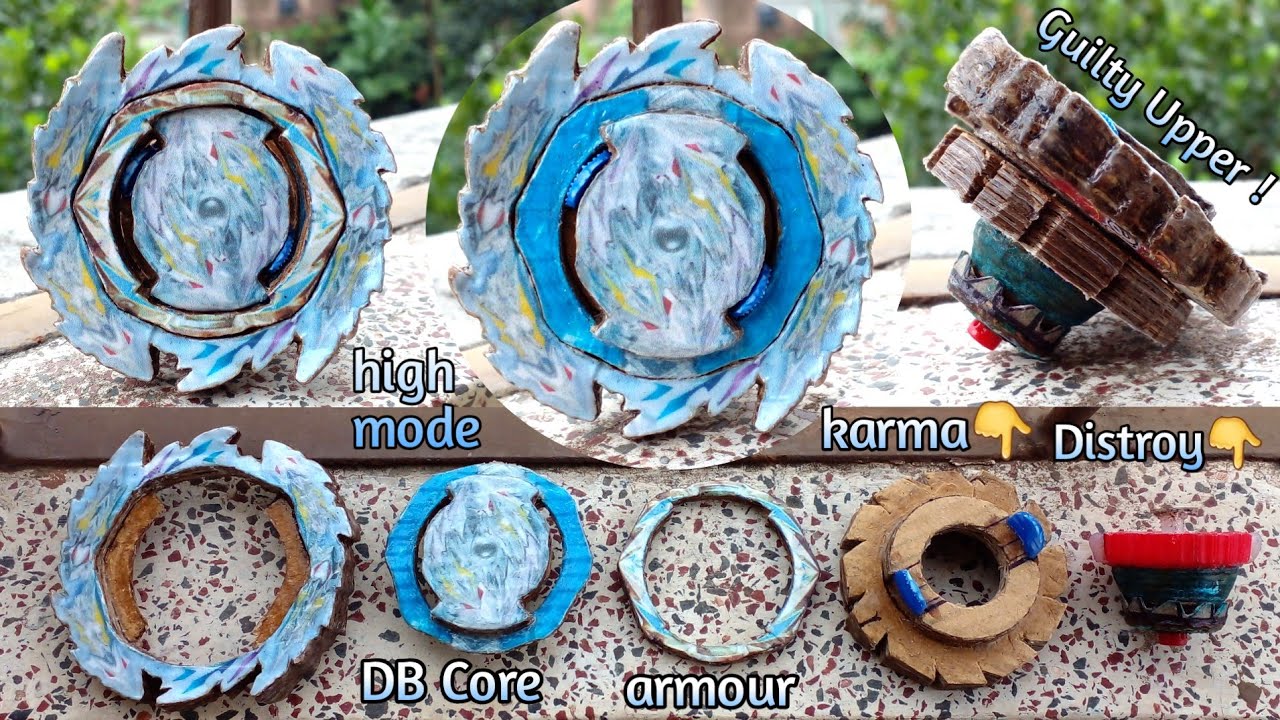 Как сделать Guilty Longinus ||🤩 Система Burst Beyblade с системой DB 🔥||😁 Sonic Ideas