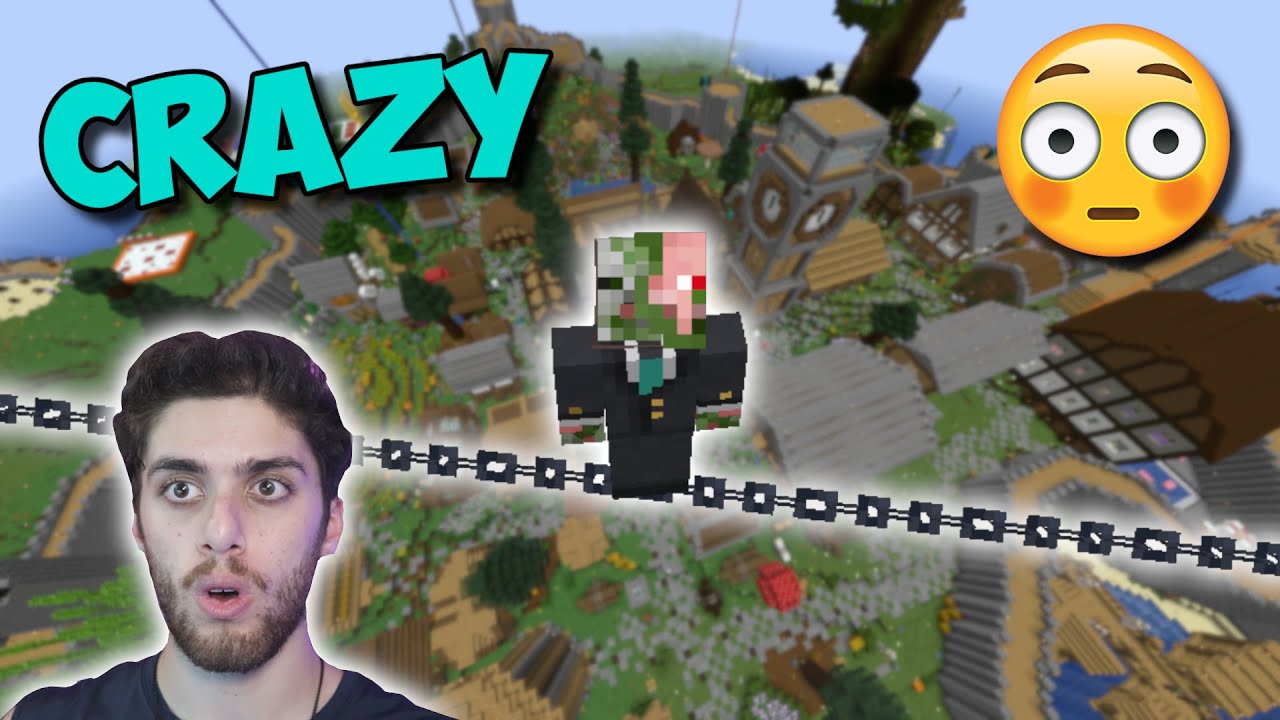I Tried To TIGHTROPE WALK Across My Minecraft World... - Minecraft ...