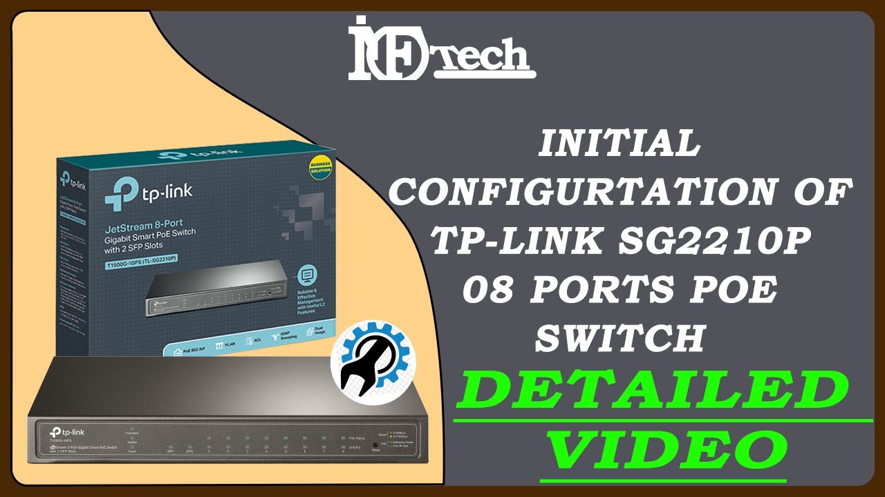 TL-SG2210P, 8-Port Gigabit Smart PoE Switch with 2 SFP Slots