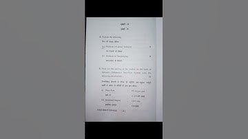 B.com pass 5th sem Cost Accounting , Mdu Quespaper 2023