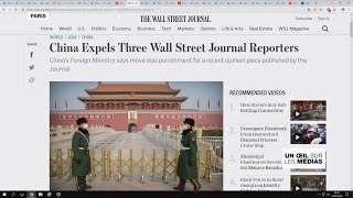 Chine - États-Unis : la presse, nouveau front d'opposition