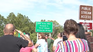 Veteran killed in motorcycle crash honored with a bridge in his name
