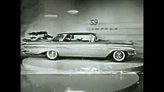 59 Chevrolet with Pat Boone & Dinah Shore 1959 TV Commercial HD