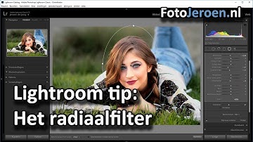 Werken met het radiaalfilter (Lightroom Classic)
