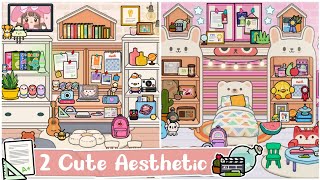 TOCA LIFE WORLD : 2 CUTE AESTHETIC BEDROOM DESIGN  |  TOCA BOCA