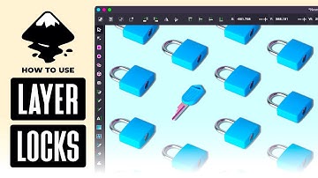 Inkscape Tip: Fix Objects To The Canvas with Layer Locks