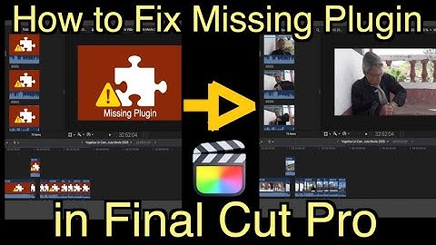 How to Fix "Missing Plugin" in Final Cut Pro!
