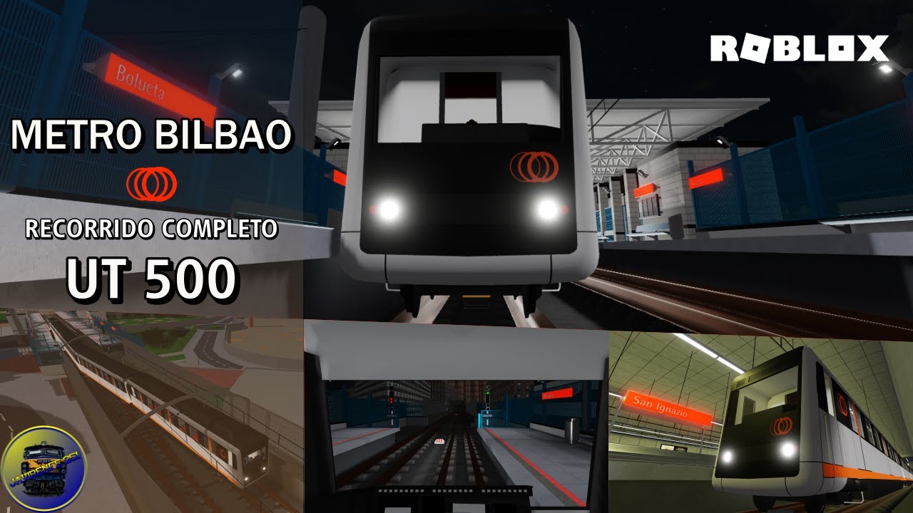 🚇 Metro Bilbao en Roblox Trayecto Completo