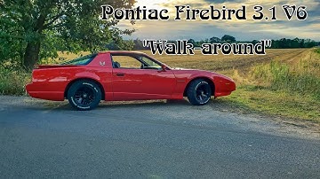 Pontiac Firebird 3.1 V6 "WalkAround" #wheels