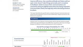 Remote Workforce Analytics Harrison Assesments