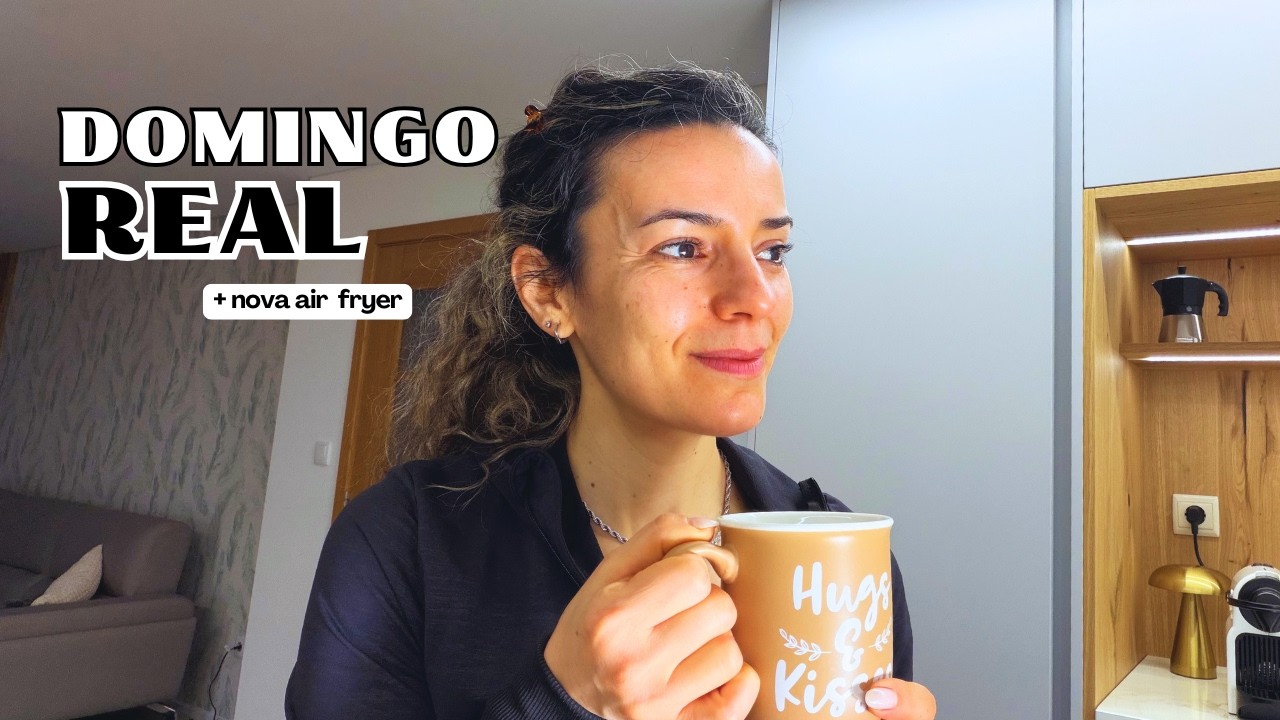 Rotina de Domingo em Família | Treino em Casa e Nova Air Fryer