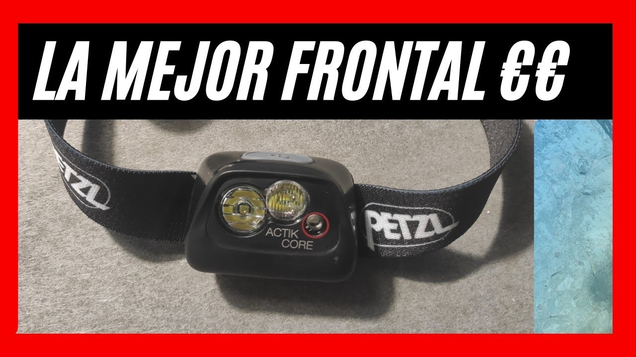 Frontal de montaña Actik Core PETZL • Deportes Ariadna