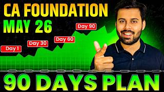 CA Foundation 90 Days Master Plan For AIR in Sep 26/Jan 27