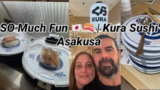 This Japanese Sushi Restaurant Is SO Much Fun Kura Sushi Asakusa KuraSushi