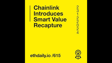 Chainlink Introduces Smart Value Recapture