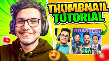 how to make thumbnail like triggered insaan in mobile | Roast Video thumbnail tutorial