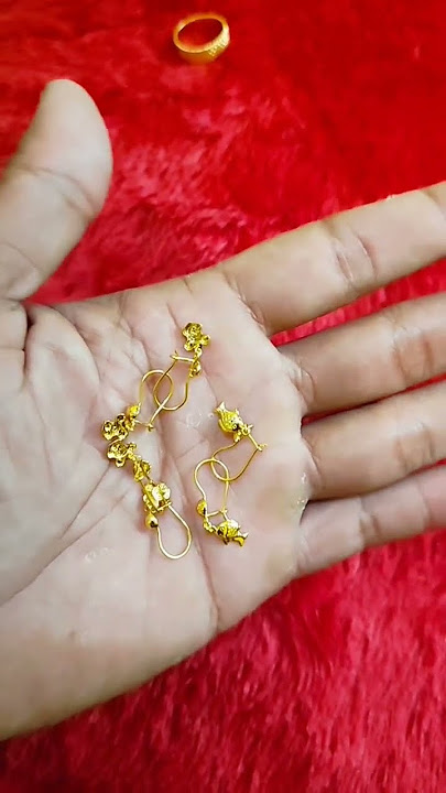 Ready Anting anak//emas muda #fashion #gold #jewellery #shorts