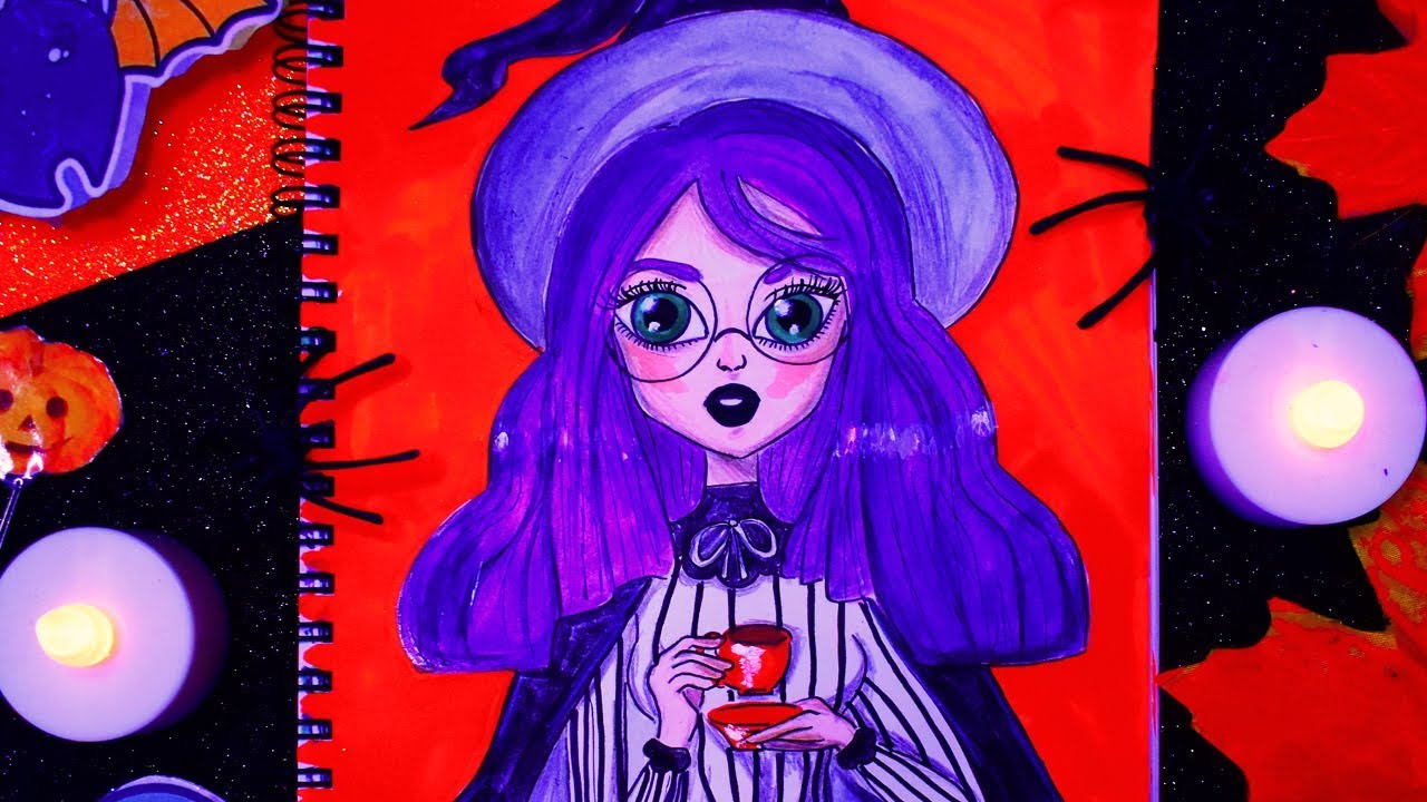 Необычные Хэллоуин Рисунки: 3 DIY ИДЕИ