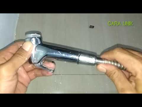 tutorial/cara  perbaiki kran shower/jet shower yang BOCOR.cara unik