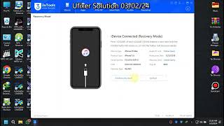 How to fix iPhone Xs Max error -1  (Ufixer Solution) 2024  #iphoneerrorfix #3utools #itunes