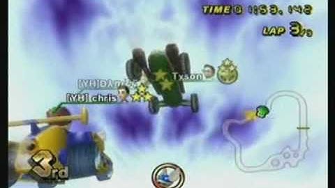 Mario Kart Wii: Hacker Room 15-8-2009 GP 2 part 2
