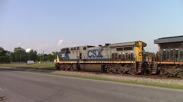 NS E51 & CSXT V961/V960 C40-9W/C40-9W/C40-8W/SD70M & AC44CW/ES44AH & ES40DC/AC44CW everybody Notch 8